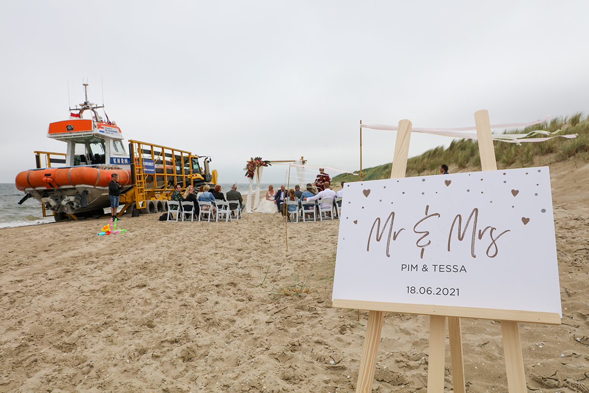 Trouwen op Texel met de KNRM