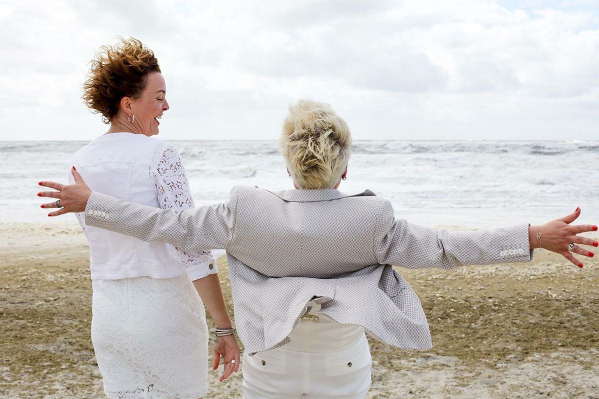 Trouwen op Texel - harde wind en storm op jullie bruiloft
